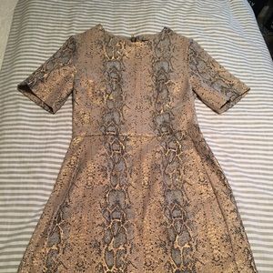 Topshop Snake print dress